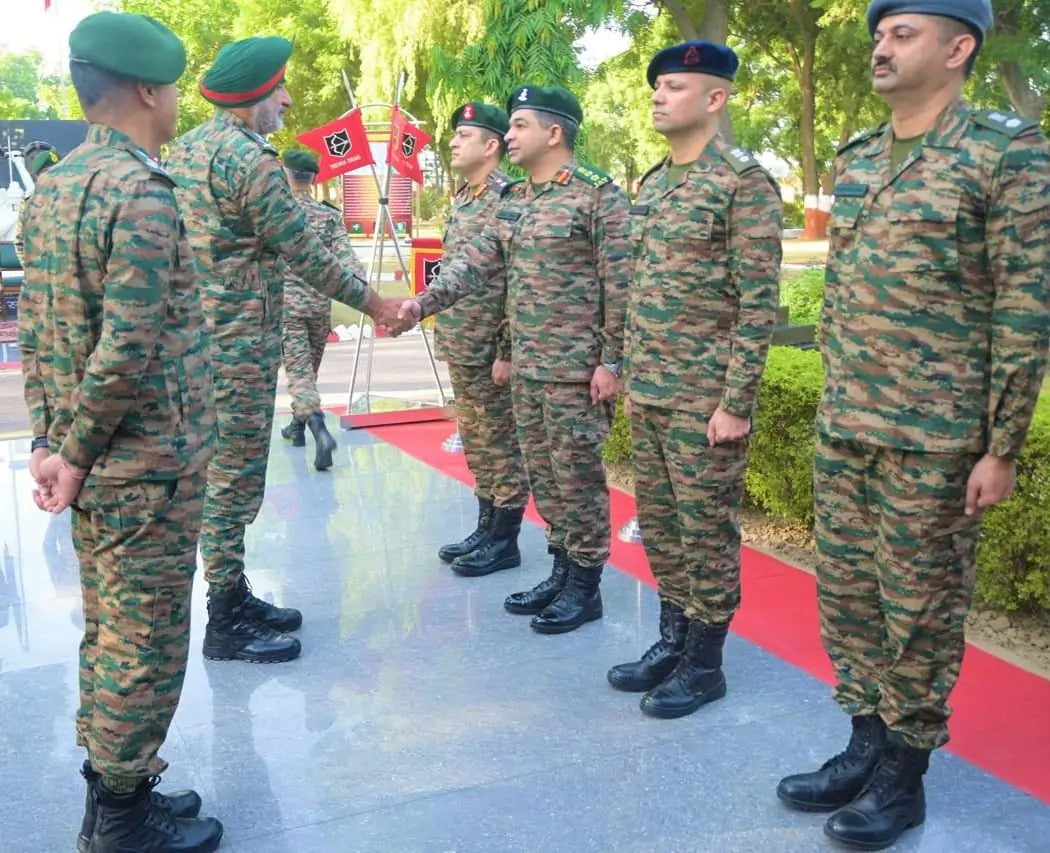 Lt Gen Shamsher Singh Virk Assesses Operational Readiness at Lalgarh Jattan and Mahajan Ranges