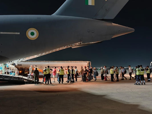 Indian Air Force Conducts Evacuation Mission in West Asia Using C-17 Aircraft