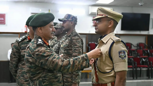 General Upendra Dwivedi Evaluates Operational Readiness of Rann and Creek Sector's Bald Eagle Brigade