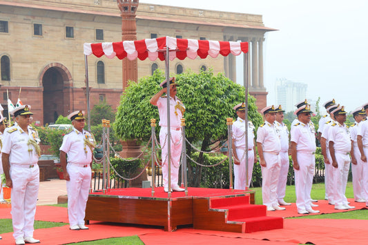 Vice Admiral Sanjay Vatsayan Assumes Role as 47th Vice Chief of Naval Staff