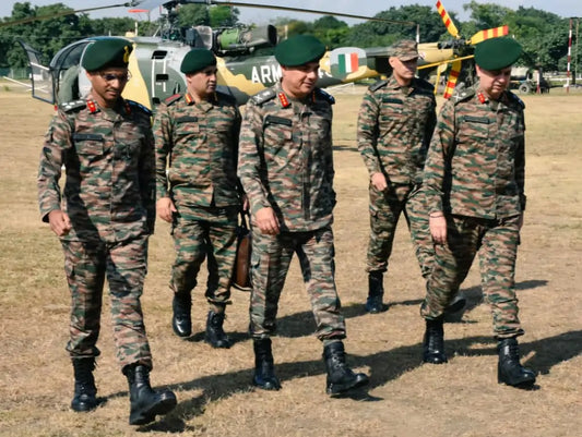 Lieutenant General AVS Rathee Evaluates Combat Readiness of Sindh Vijeta Brigade in Jamnagar