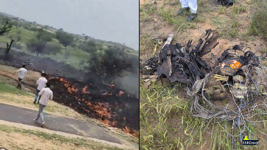 Indian Air Force Loses 2 Pilots in Tragic Jaguar Fighter Jet Crash in Rajasthan