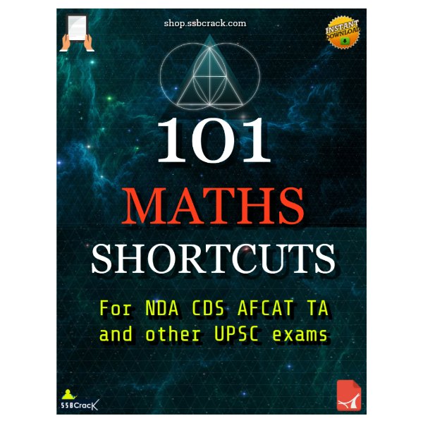 101 Maths Shortcuts for AFCAT NDA CDS TA UPSC