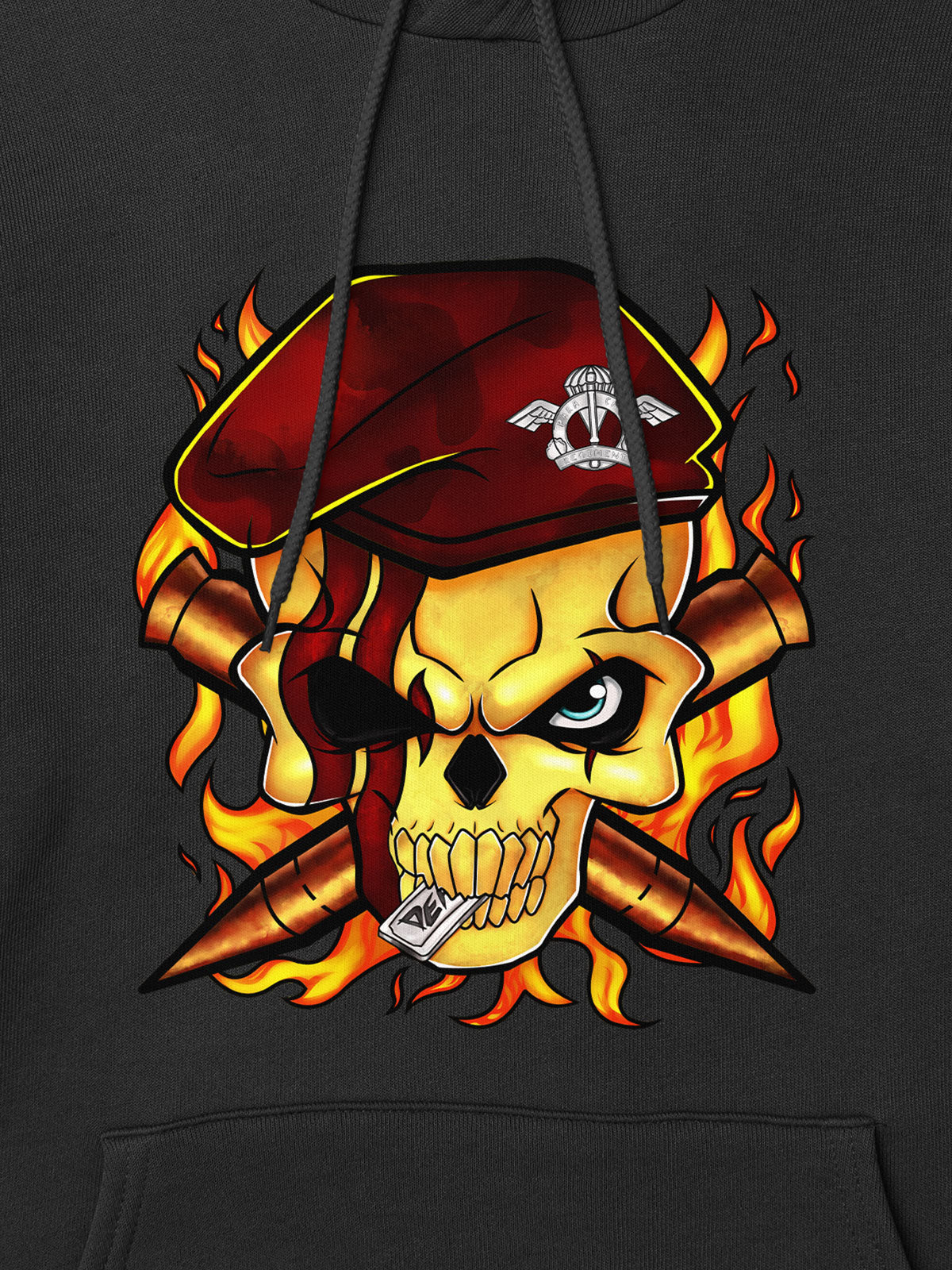 PARA SF Skull Pullover Hoodie