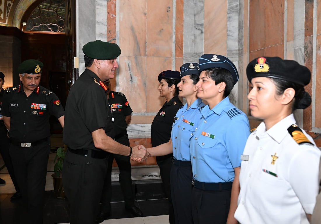 General Dhiraj Seth Commends All-Women Tri-Service Team on Successful Global Sailing Expedition