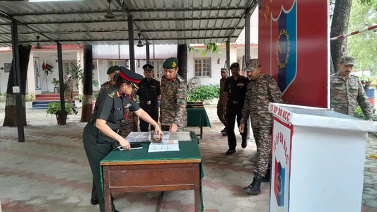 Brig Amit Kumar Chand Reviews Training Infrastructure at 15 UP Battalion NCC in Prayagraj