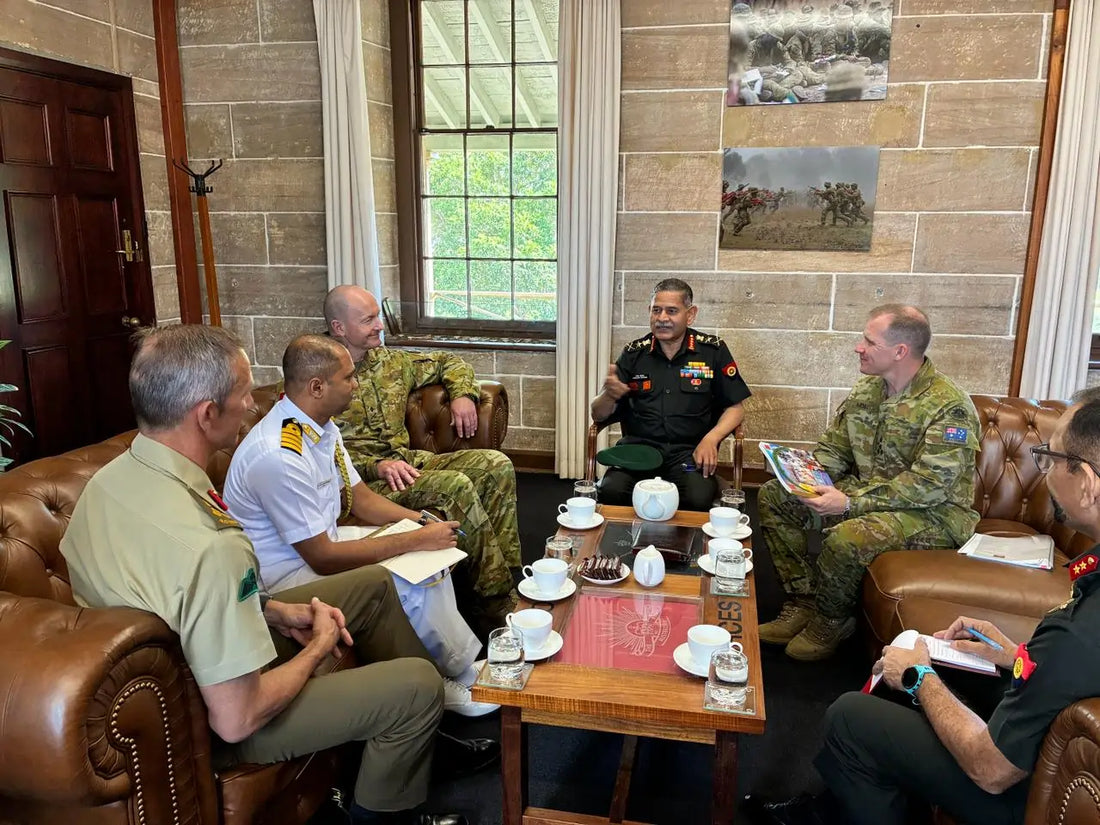 General Upendra Dwivedi Engages with Australian Army, Strengthens Bilateral Training Cooperation