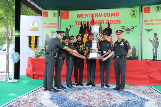 105 Infantry Battalion Honored with Western Command TA Banner 2025–26