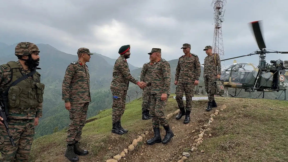 Lt Gen Pratik Sharma Assesses Security Operations in Poonch