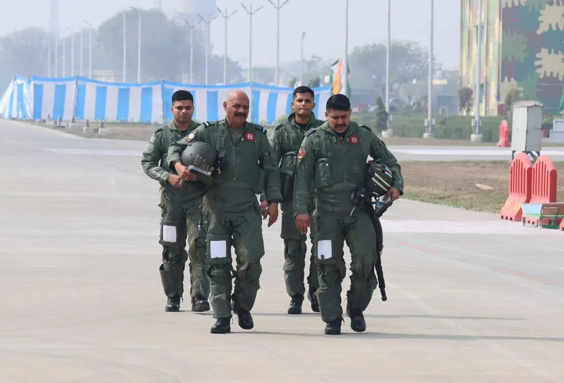 Air Marshal Jeetendra Mishra Assesses Operational Preparedness at Western Air Command Station