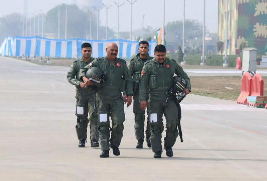 Air Marshal Jeetendra Mishra Assesses Operational Preparedness at Western Air Command Station