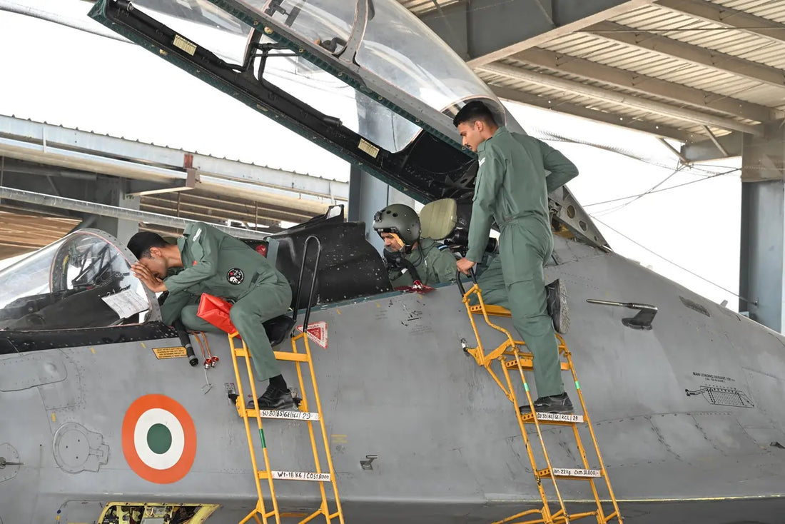 Air Marshal B Manikantan Reviews Operational Readiness at Bareilly with Su-30MKI Sortie