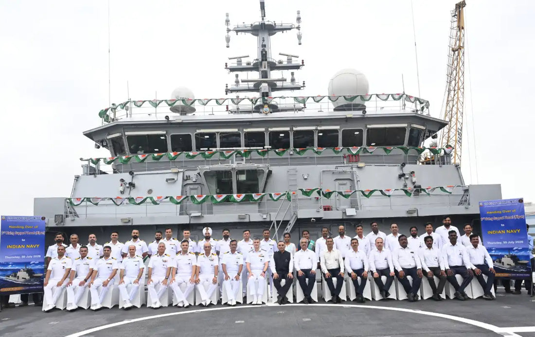 Indian Navy Enhances Deep-Sea Operations with Indigenous Diving Support Vessel 'Nipun' Delivery