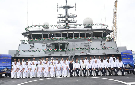 Indian Navy Enhances Deep-Sea Operations with Indigenous Diving Support Vessel 'Nipun' Delivery