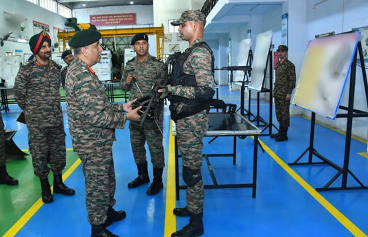 Lt Gen Sandeep Jain Reviews Technical Training and Innovation Efforts at EME School Vadodara
