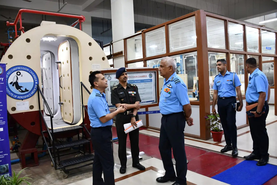 Air Marshal S Shrinivas Inspects Aerospace Medicine and Training Command at IAM Bengaluru