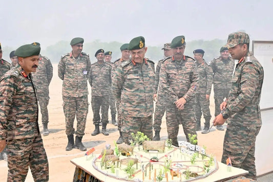 Lt Gen Pushpendra Singh Evaluates Airawat Division's Operational Preparedness