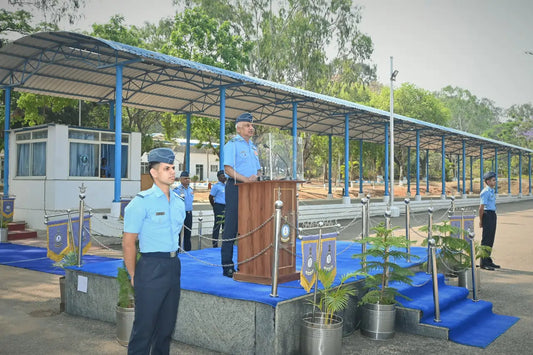 Air Marshal S Shrinivas Reviews Training and Inclusivity Initiatives at Air Force Station Jalahalli