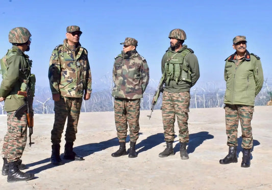 Lt Gen P K Mishra Assesses Security and Operational Preparedness in Poonch Sector