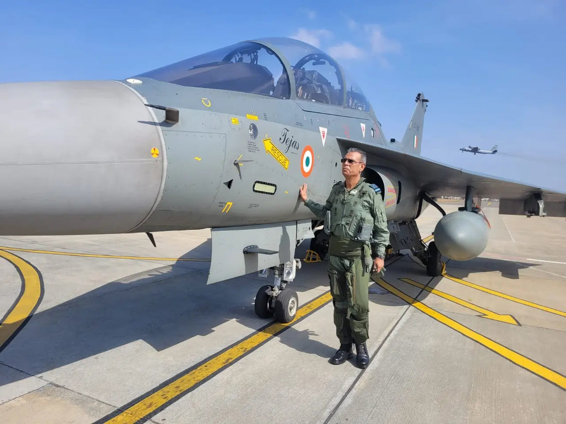 Air Marshal JS Mann Evaluates Operational Preparedness at Sulur, Participates in LCA Tejas Mission