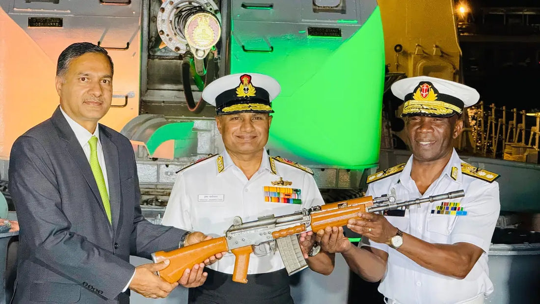 India Strengthens Defence Ties with Kenya by Providing INSAS Rifles to Navy