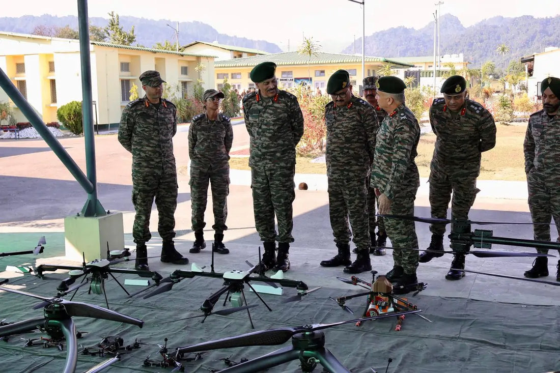 Lt Gen Rajiv Kumar Sahni Commends Spear Corps for Operational Readiness and Indigenous Drone Technology Advancements