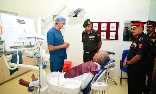 Lt Gen Balakrishnan Jayan Reviews Dental Readiness, Combat Preparedness at CMDC (SWC)