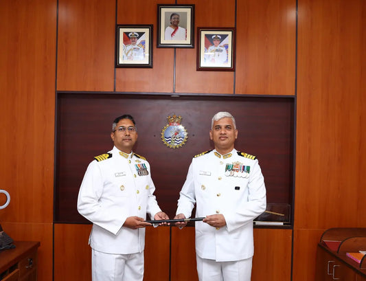 Captain P Dinesh Takes Command of INS Pallava as New Station Commander at Kalpakkam