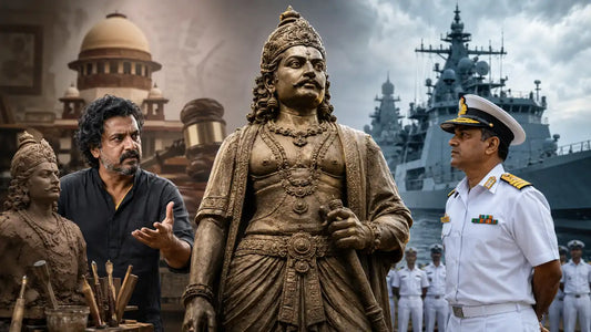 Chennai Artist Accuses Indian Navy of Copying Rajendra Chola Sculpture, Files Suit for Copyright Infringement