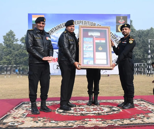 NSG Director General Honors Mt Satopanth Expedition Team for Successful Climb