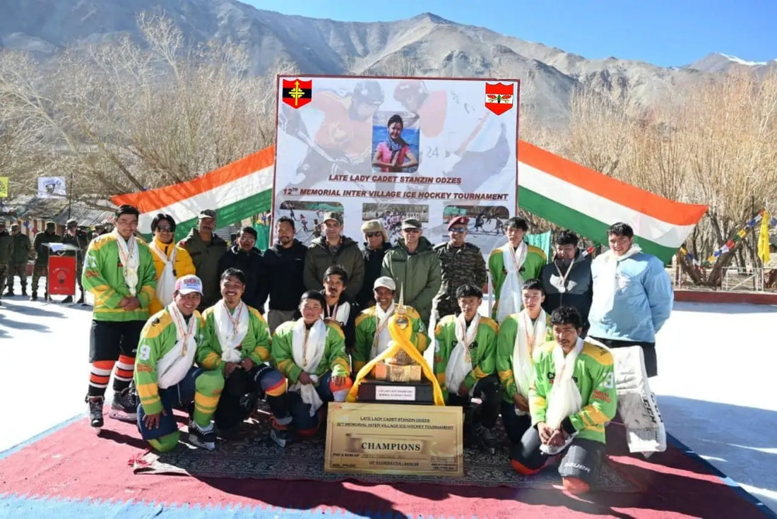 Late Lady Cadet Stanzin Odzes Memorial Ice Hockey Championship 2025 Showcases Young Athletes' Skills in Ladakh