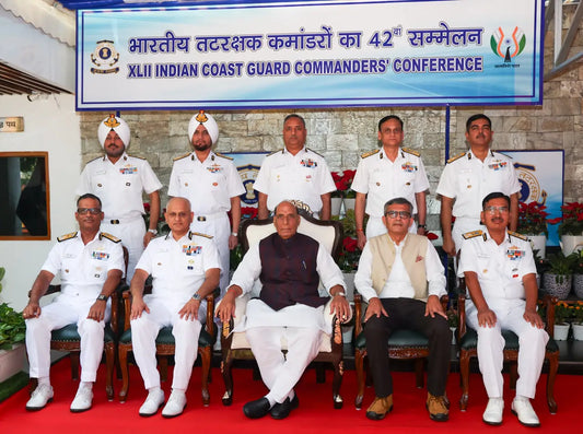 Defence Minister Advocates for Advanced Technological Strategies at Indian Coast Guard Commanders' Conference