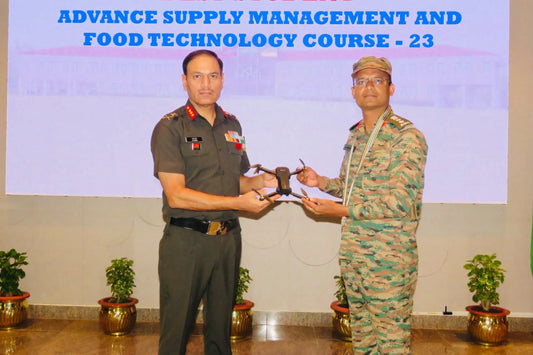 ASC Centre & College Completes Advanced Course in Supply Chain & Food Technology; Colonel Bhadouria Named Top Student