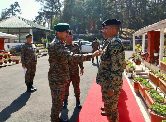Lt Gen RC Tiwari Assesses Operational Readiness at Shillong's HQ 101 Area