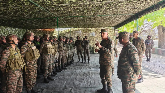 Lt Gen Pratik Sharma Assesses Anti-Infiltration Measures Along LoC in Key Sectors