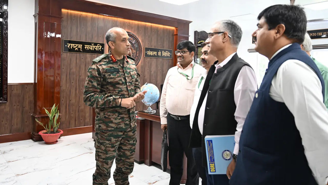 Lt Gen Neeraj Shukla Reviews High-Altitude Innovations with DGRE Scientist Dr. P K Satyawali