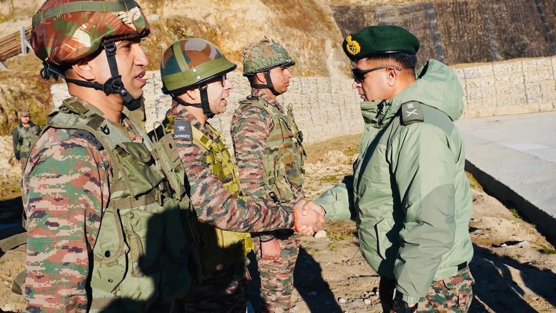 Lt Gen Gambhir Singh Examines Combat Readiness of Ball of Fire Division in Arunachal Pradesh