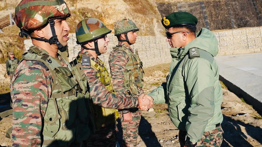 Lt Gen Gambhir Singh Examines Combat Readiness of Ball of Fire Division in Arunachal Pradesh