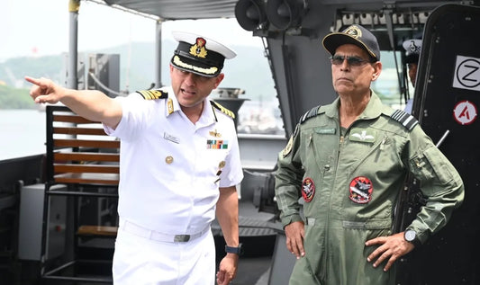 Air Marshal Jasvir Singh Mann, Vice Admiral Sanjay Bhalla Discuss Greater IAF-Navy Synergy at Eastern Naval Command