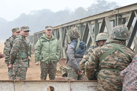 Major General Mahajan Evaluates Training Initiatives at Golden Key Sappers' Annual Camp