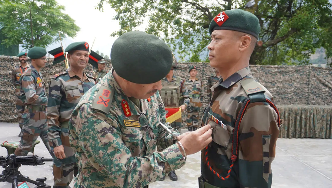 Lt General Vikas Lakhera Reviews Operational Readiness During Visit to Assam Rifles Units in Jammu and Kashmir