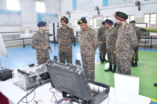 Lieutenant General DS Kushwah Evaluates Training and Technological Progress at EME School Vadodara