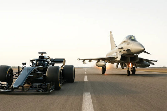 Analyzing the Speed Showdown: Formula 1 Cars vs. Fighter Jets