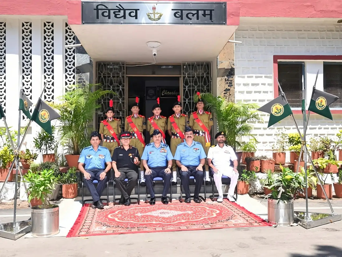 Air Marshal B Manikantan Inspects Sainik School Rewa, Honors Heroes at War Memorial