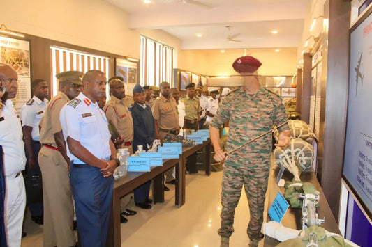 Kenyan Command College Delegation, Led by Maj Gen Kinuthia, Visits India's Shatrujeet Brigade