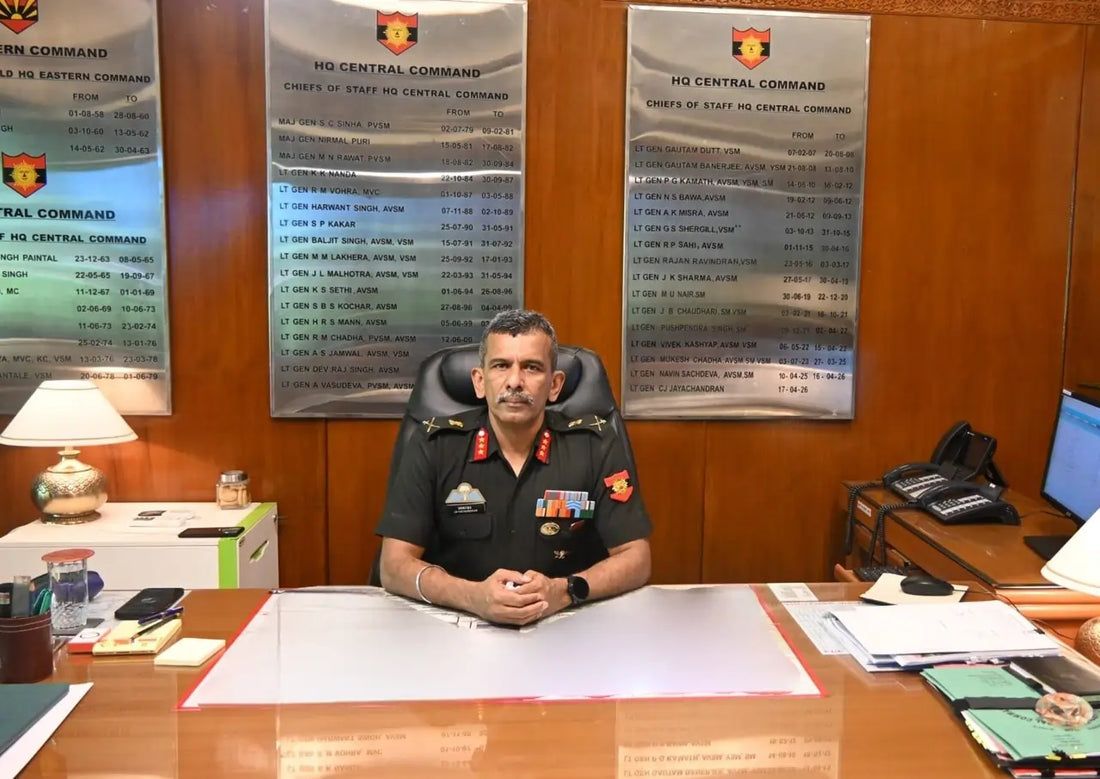 Lt Gen CJ Jayachandran Takes Command as Chief of Staff, Central Command
