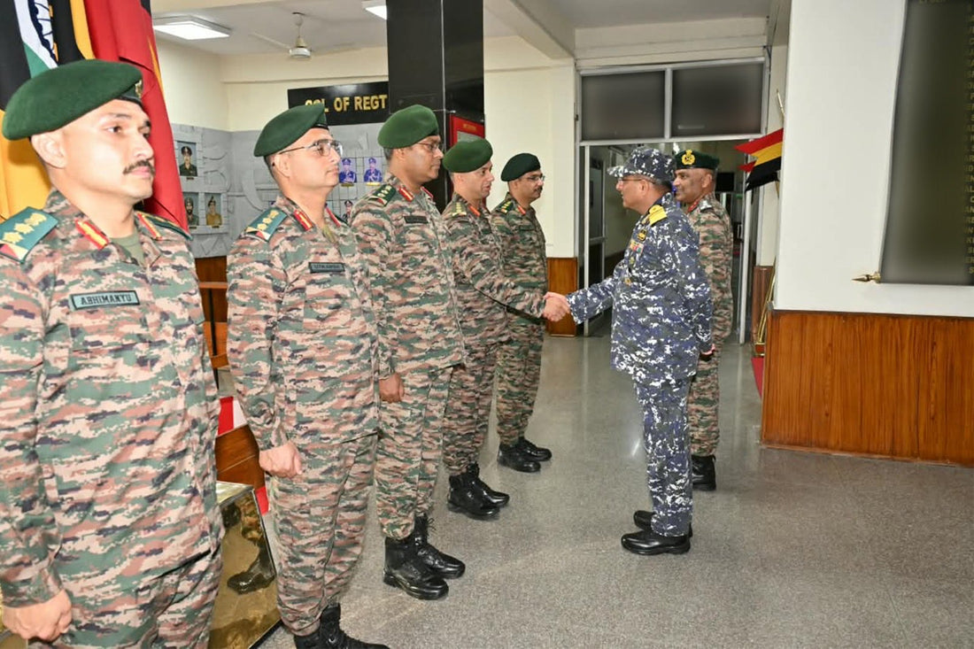 Vice Admiral Anil Jaggi Visits Mechanised Infantry Centre and School in Ahilyanagar