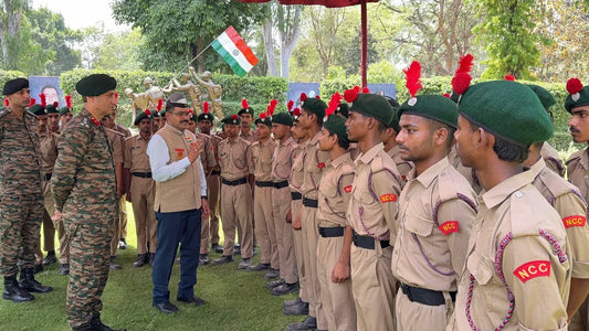 Kargil War Hero Subedar Major Yogendra Singh Yadav (Retd) Motivates Future Leaders at JLA Bareilly