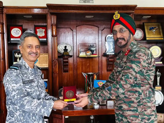 NCC Commandant Maj Gen Sarabjit Singh Bakshi's Visit to IAF Maintenance Command Boosts Inter-Service Collaboration
