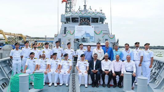 Indian Navy Receives 'Mahe': First Indigenous Anti-Submarine Warfare Craft by Cochin Shipyard